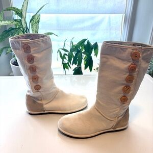 UGG Cream lo pro Button-Accent Women's boots.